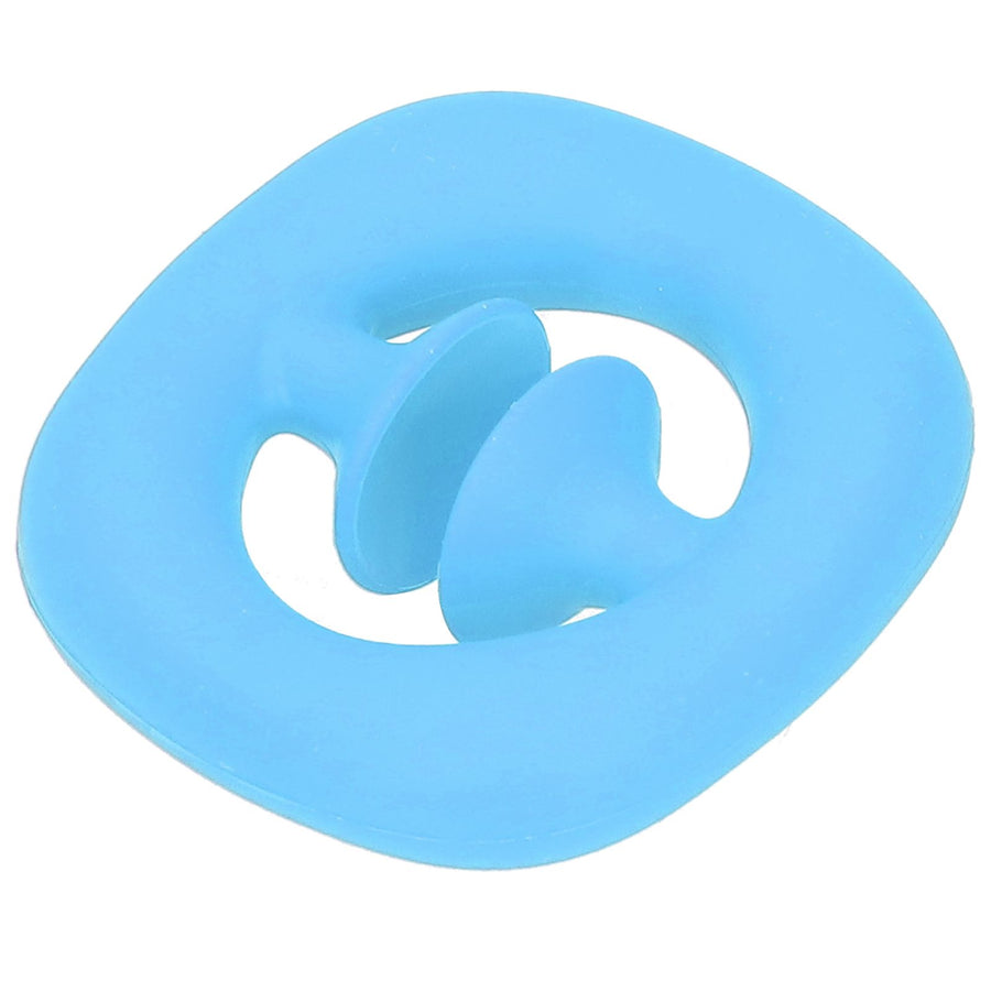 Silicone Hand Grip Hand Muscle Exercise Strength Training Massage Grip Stress Relief Toy(Blue )