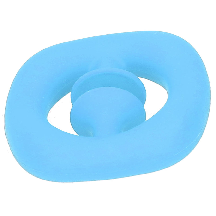 Silicone Hand Grip Hand Muscle Exercise Strength Training Massage Grip Stress Relief Toy(Blue )