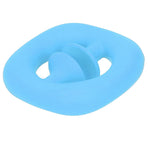 Silicone Hand Grip Hand Muscle Exercise Strength Training Massage Grip Stress Relief Toy(Blue )