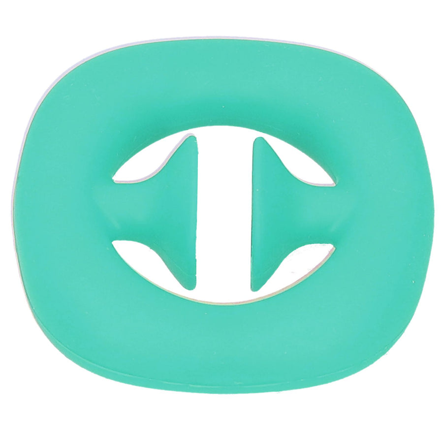Silicone Hand Grip Hand Muscle Exercise Strength Training Massage Grip Stress Relief Toy(Green )