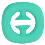 Silicone Hand Grip Hand Muscle Exercise Strength Training Massage Grip Stress Relief Toy(Green )