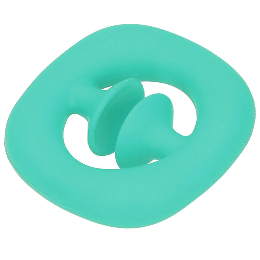 Silicone Hand Grip Hand Muscle Exercise Strength Training Massage Grip Stress Relief Toy(Green )
