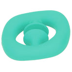 Silicone Hand Grip Hand Muscle Exercise Strength Training Massage Grip Stress Relief Toy(Green )