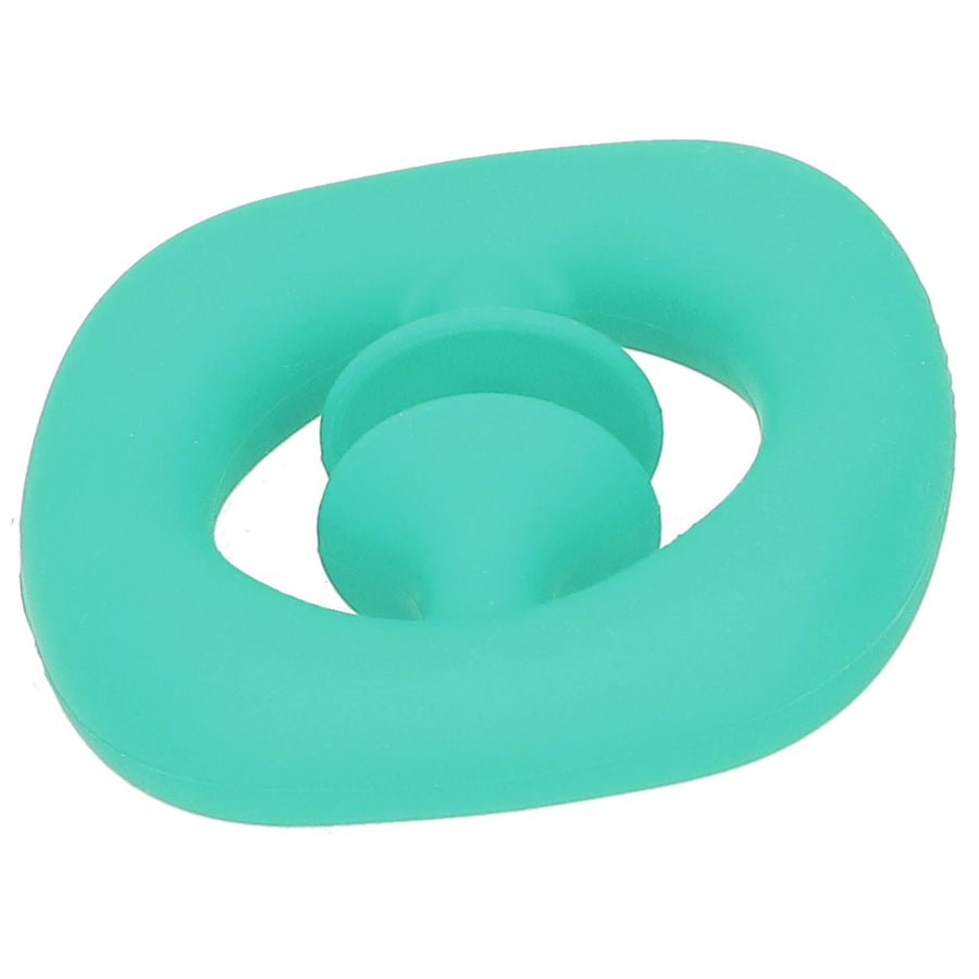 Silicone Hand Grip Hand Muscle Exercise Strength Training Massage Grip Stress Relief Toy(Green )