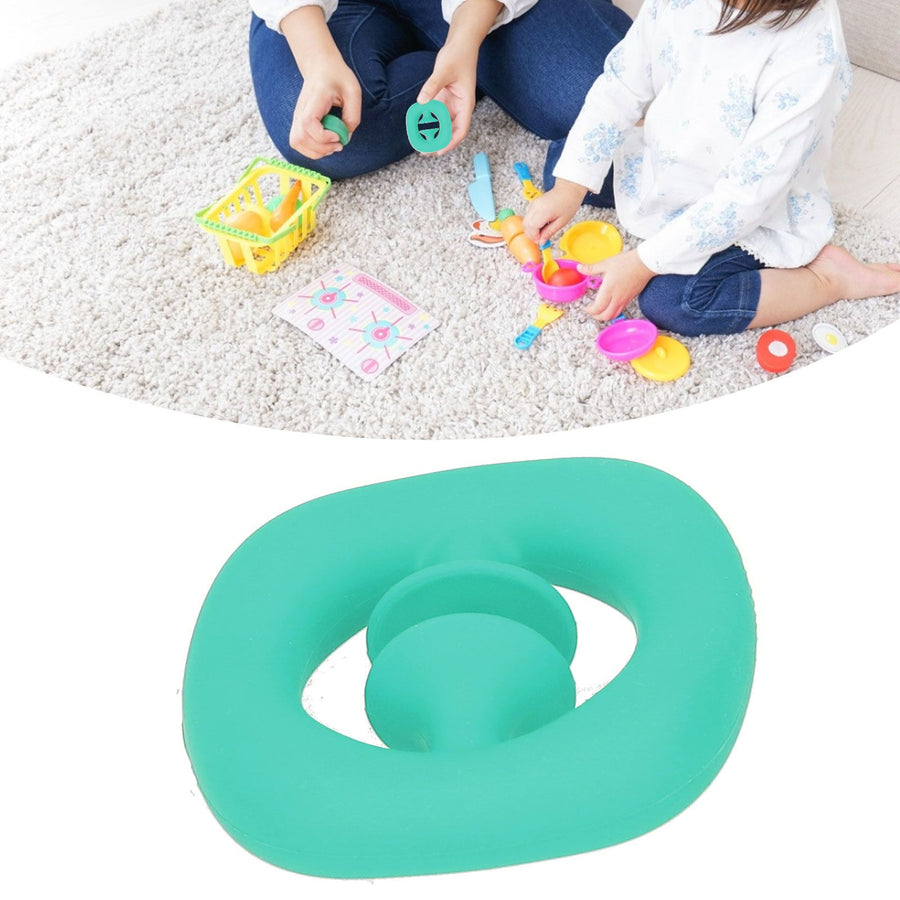 Silicone Hand Grip Hand Muscle Exercise Strength Training Massage Grip Stress Relief Toy(Green )