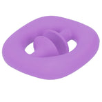Silicone Hand Grip Hand Muscle Exercise Strength Training Massage Grip Stress Relief Toy(Purple )