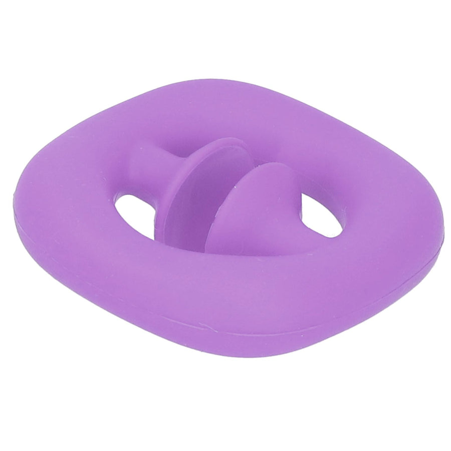 Silicone Hand Grip Hand Muscle Exercise Strength Training Massage Grip Stress Relief Toy(Purple )
