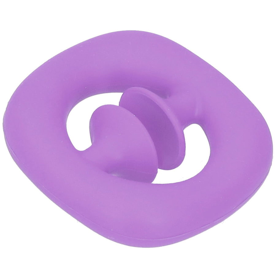 Silicone Hand Grip Hand Muscle Exercise Strength Training Massage Grip Stress Relief Toy(Purple )