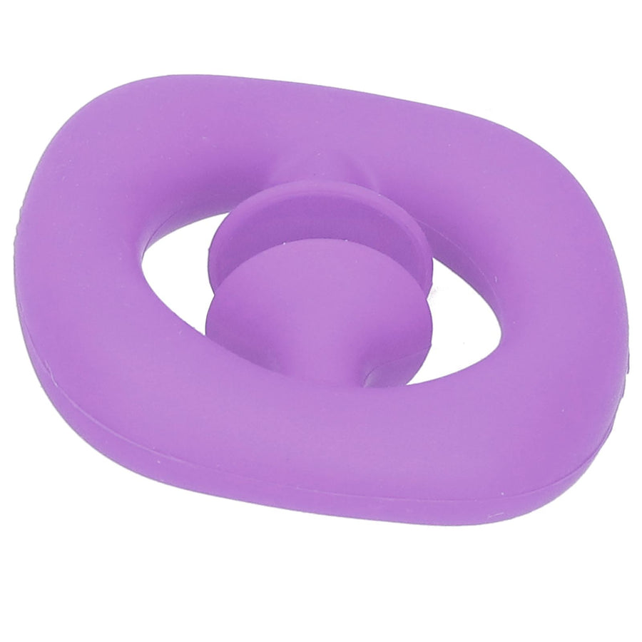 Silicone Hand Grip Hand Muscle Exercise Strength Training Massage Grip Stress Relief Toy(Purple )