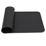 Silicone Placemat Leakage Proof Waterproof Non Slip Pet Feeding Bowl Mat Accessory(Black )