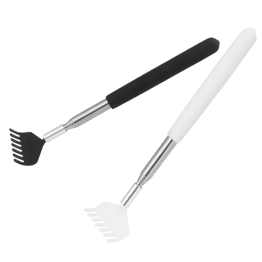 2Pcs Back Scratcher Massager Portable Telescopic Stainless Steel Scratching Tool