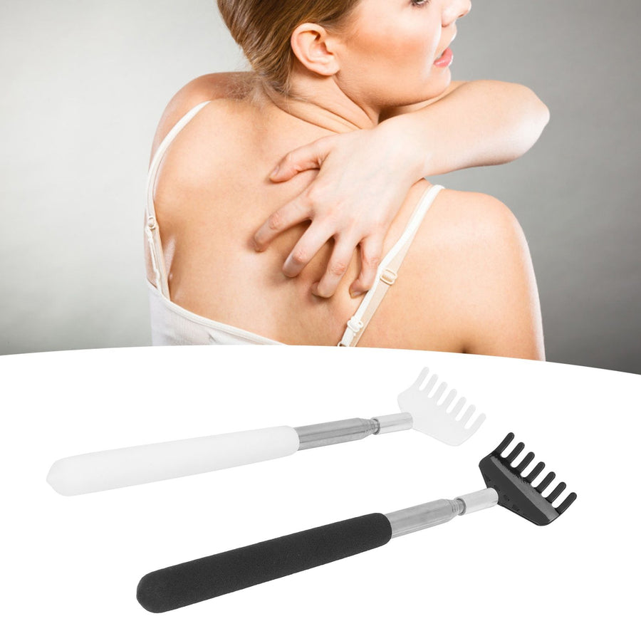 2Pcs Back Scratcher Massager Portable Telescopic Stainless Steel Scratching Tool