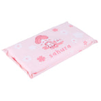 Cooling Pillow Folding Temperature Reduction Ice Crystal Napping Pillow for Children AdultsLittle Girl Pink Background