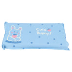 Cooling Pillow Folding Temperature Reduction Ice Crystal Napping Pillow for Children AdultsRabbit Blue Background