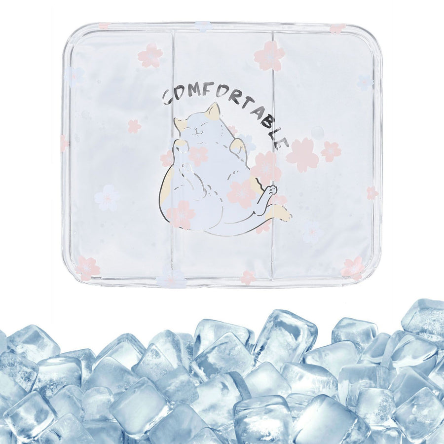 Ice Crystal Cushion Temperature Reduction Cushion Summer Cooling Pad for Indoor OutdoorLittle Cat