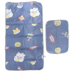 Summer Cool Mat Washable Folding Sleeping Cooling Mat Bedspread with Pillow Cover for Bedroom80x195cm
