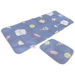 Summer Cool Mat Washable Folding Sleeping Cooling Mat Bedspread with Pillow Cover for Bedroom90x195cm