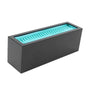 Silicone Cosmetic Storage Box Lipstick Makeup Storage Organizer Case Container for Cosmetics(Black Blue )