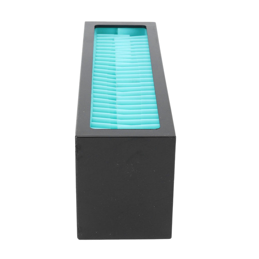 Silicone Cosmetic Storage Box Lipstick Makeup Storage Organizer Case Container for Cosmetics(Black Blue )