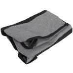 PVC Storage Bag Organizer Dustproof Zippered Tote Bag with Handles Home Travel UseGray