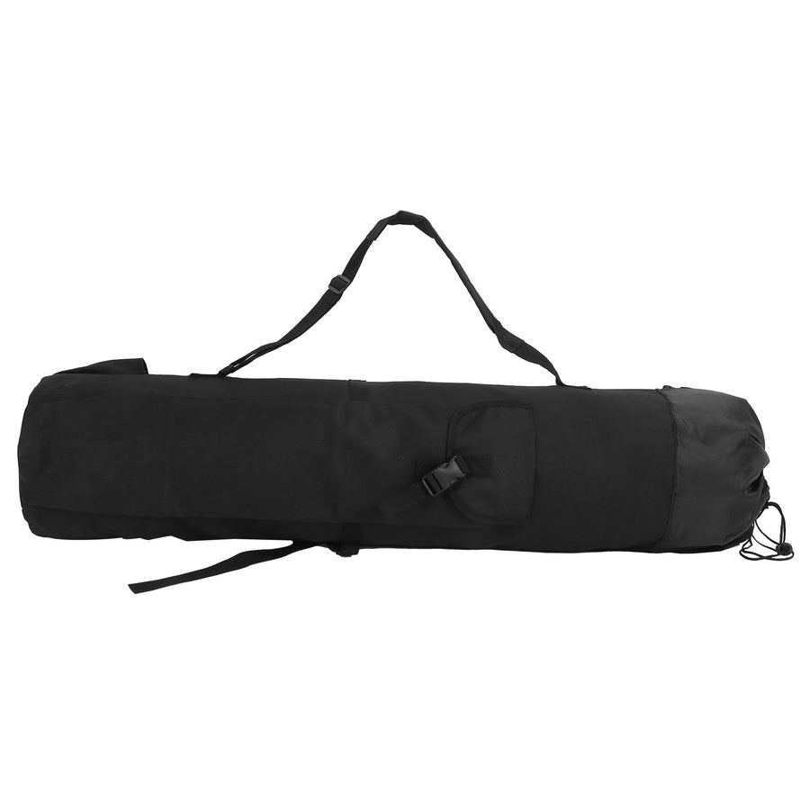MultiPurpose Fishing Bag Adjustable Folding Fishing Rod Pole Reel Lures Storage Case(Black )