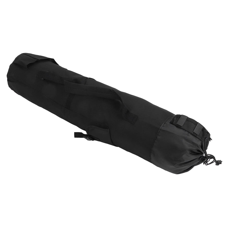 MultiPurpose Fishing Bag Adjustable Folding Fishing Rod Pole Reel Lures Storage Case(Black )