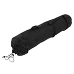 MultiPurpose Fishing Bag Adjustable Folding Fishing Rod Pole Reel Lures Storage Case(Black )