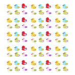 50Pcs DIY Wood Buttons Cute Cartoon Duck Pattern Buttons for DIY Crafts Scrapbooking
