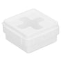 Small Square Storage Box Cross Mouth Desktop Organizer for Tissue Coin Small Hardware