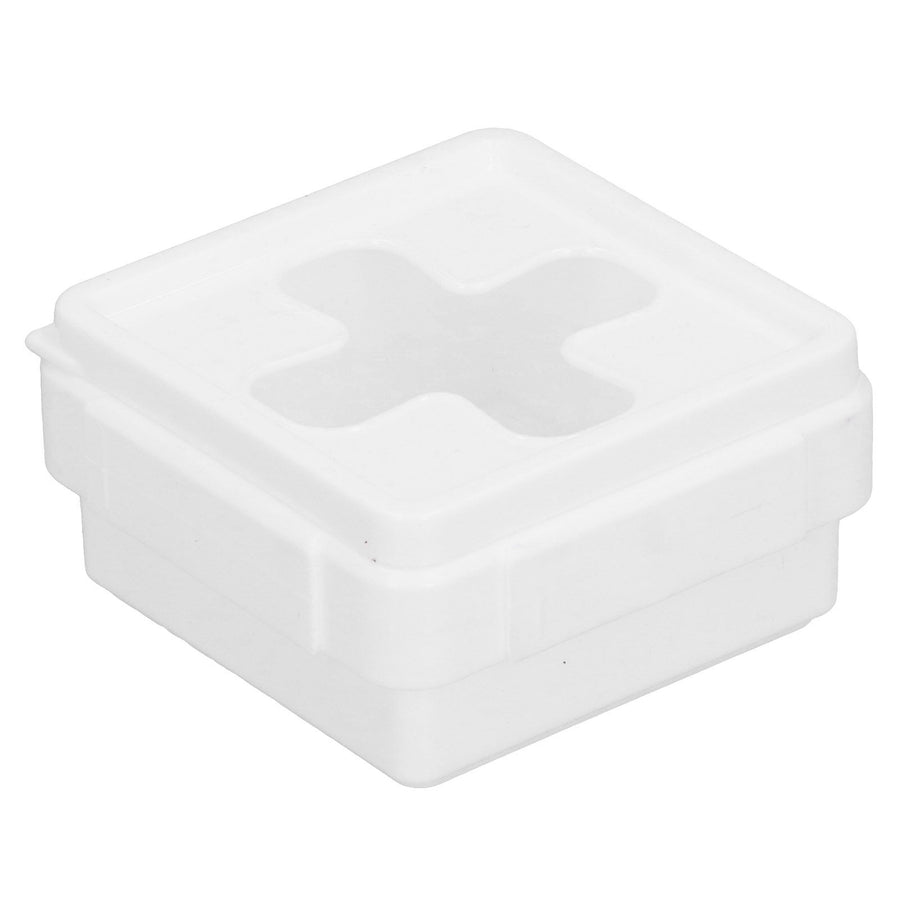 Small Square Storage Box Cross Mouth Desktop Organizer for Tissue Coin Small Hardware
