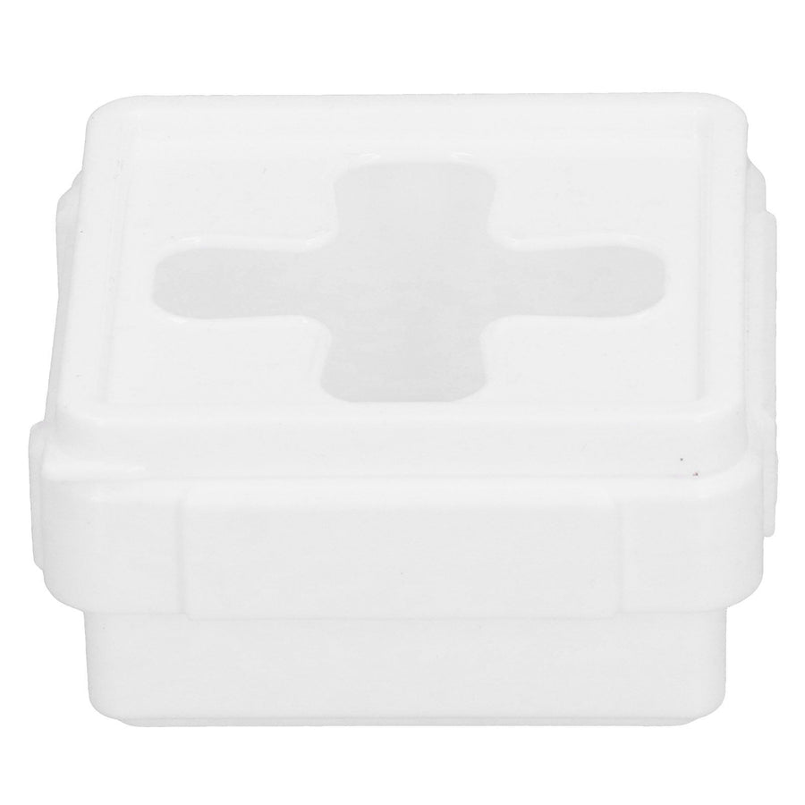 Small Square Storage Box Cross Mouth Desktop Organizer for Tissue Coin Small Hardware