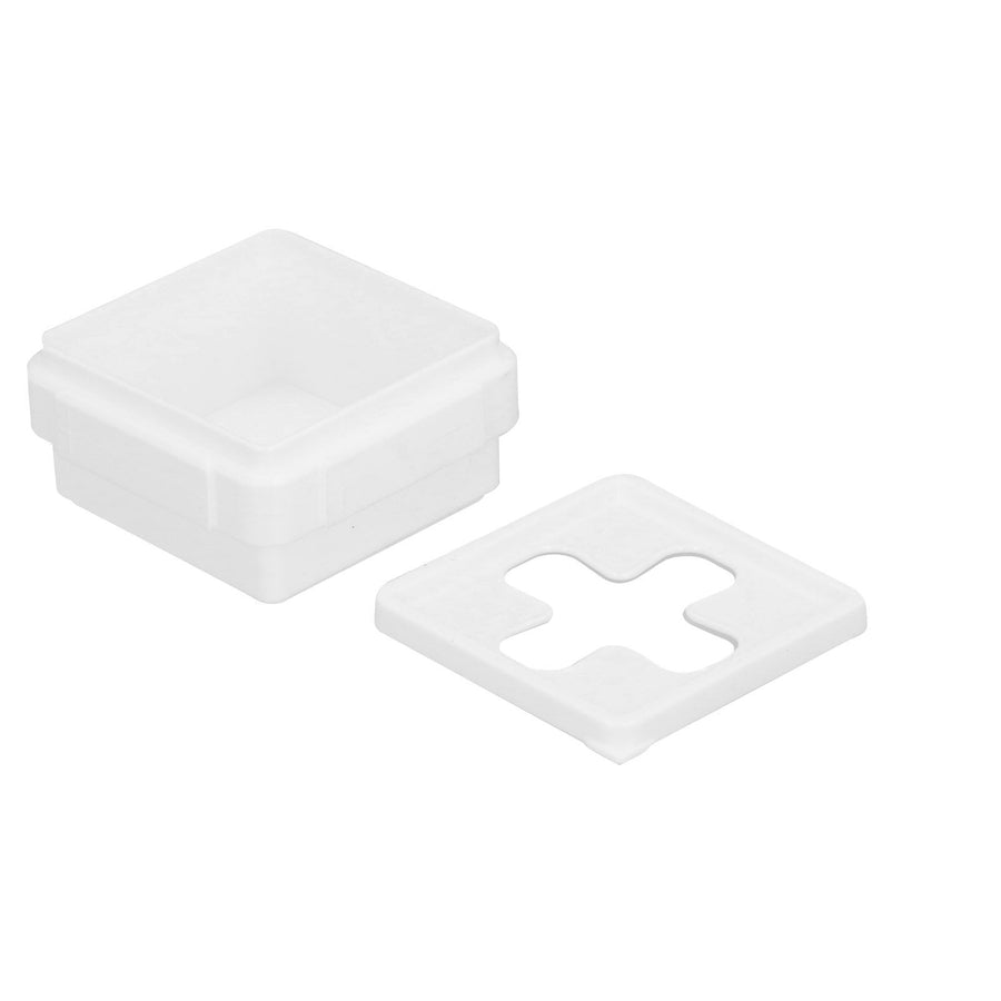 Small Square Storage Box Cross Mouth Desktop Organizer for Tissue Coin Small Hardware