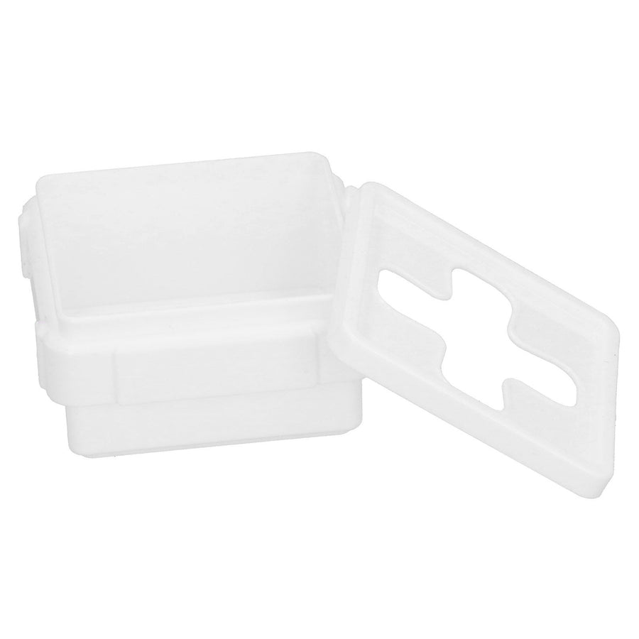 Small Square Storage Box Cross Mouth Desktop Organizer for Tissue Coin Small Hardware
