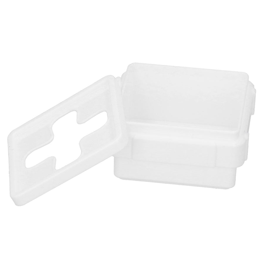 Small Square Storage Box Cross Mouth Desktop Organizer for Tissue Coin Small Hardware