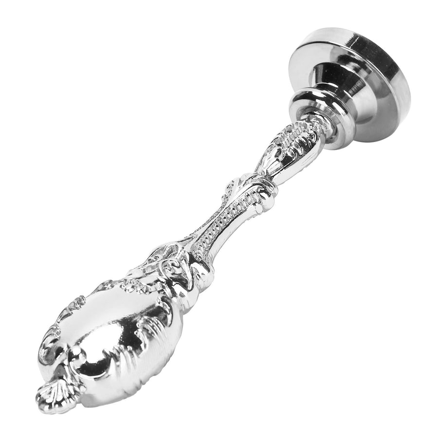 Wax Seal Metal Handle Retro Wax Stamp Handle for Envelope Decoration Sealing AccessoriesSilver