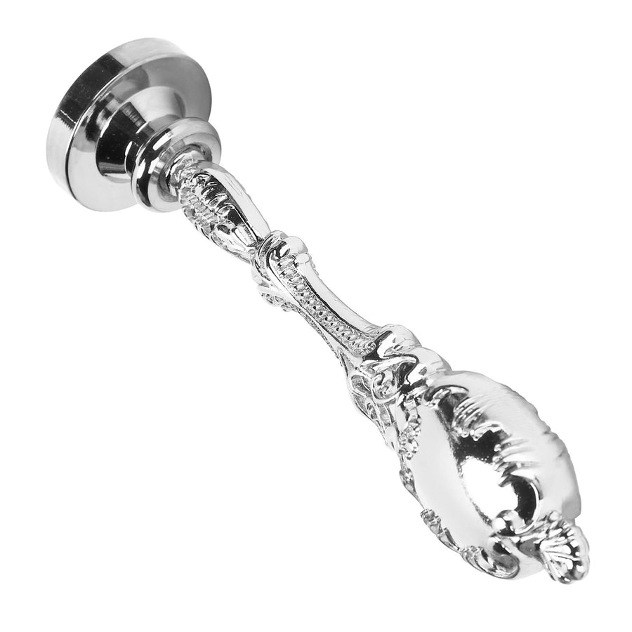 Wax Seal Metal Handle Retro Wax Stamp Handle for Envelope Decoration Sealing AccessoriesSilver