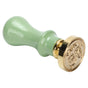 Mini Wax Seal Handle Vintage Envelope Invitation Card Sealed Stamp Handicrafts SupplyGrass Green Handle