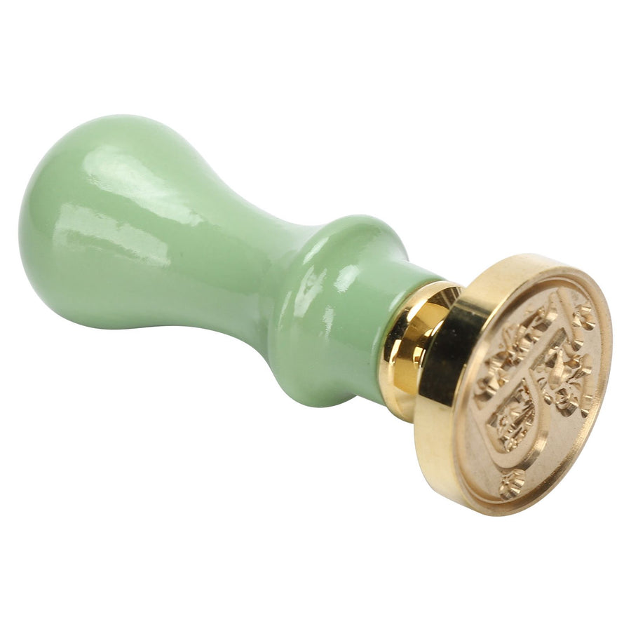 Mini Wax Seal Handle Vintage Envelope Invitation Card Sealed Stamp Handicrafts SupplyGrass Green Handle