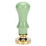 Mini Wax Seal Handle Vintage Envelope Invitation Card Sealed Stamp Handicrafts SupplyGrass Green Handle