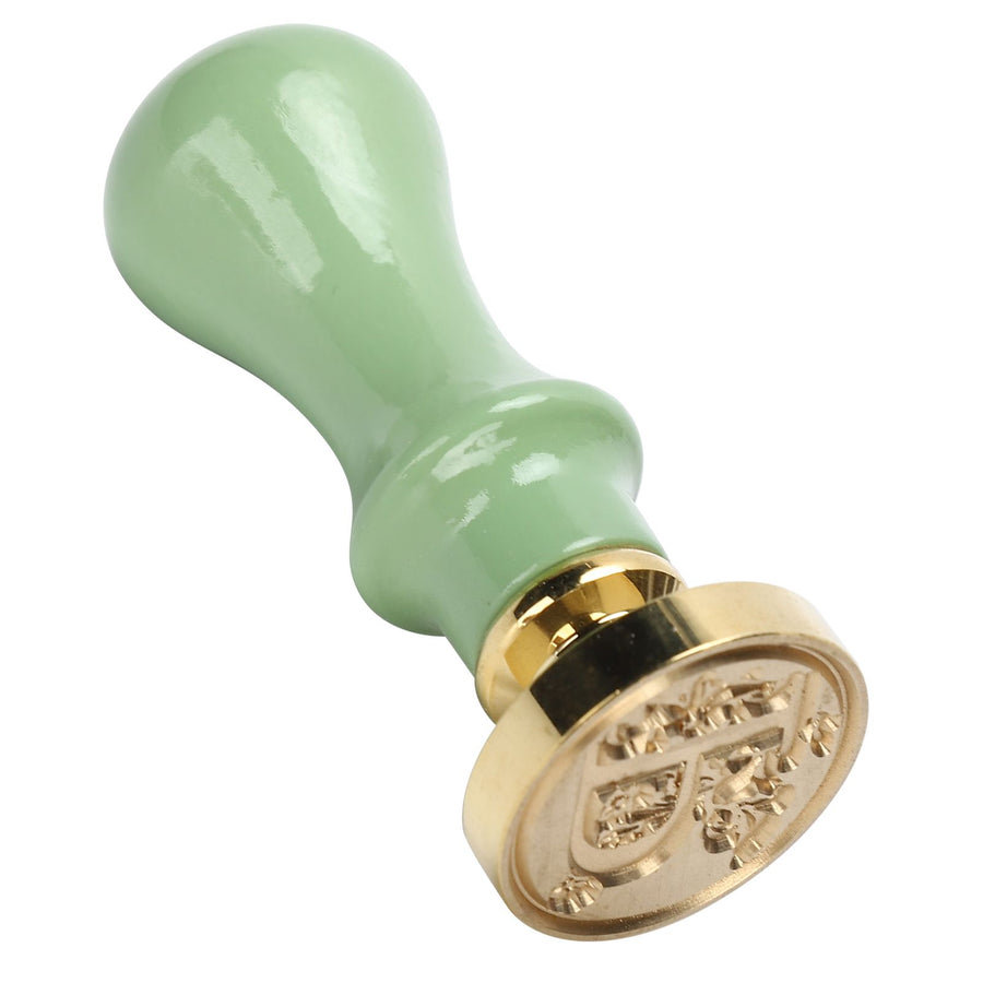 Mini Wax Seal Handle Vintage Envelope Invitation Card Sealed Stamp Handicrafts SupplyGrass Green Handle