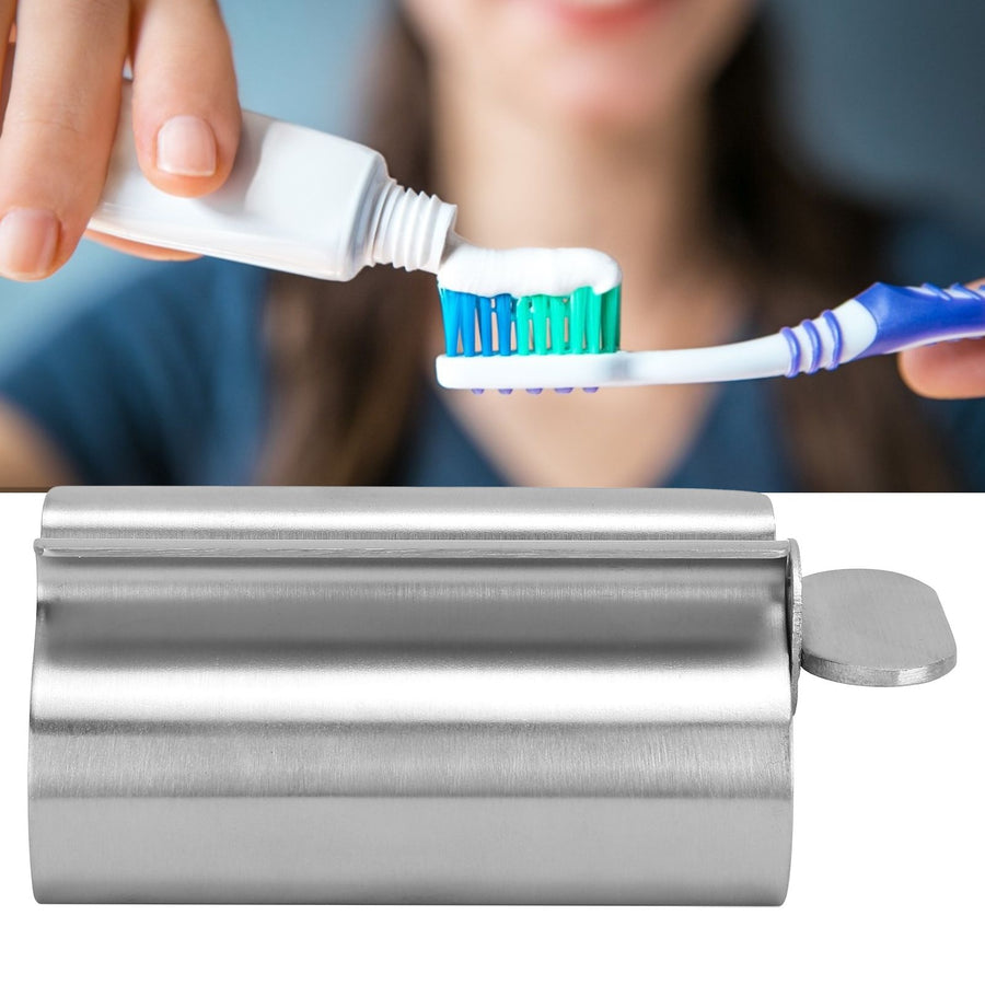 Stainless Steel Toothpaste Squeezer Dispenser Toothpaste Tube Holder for Bathroom UseLarge