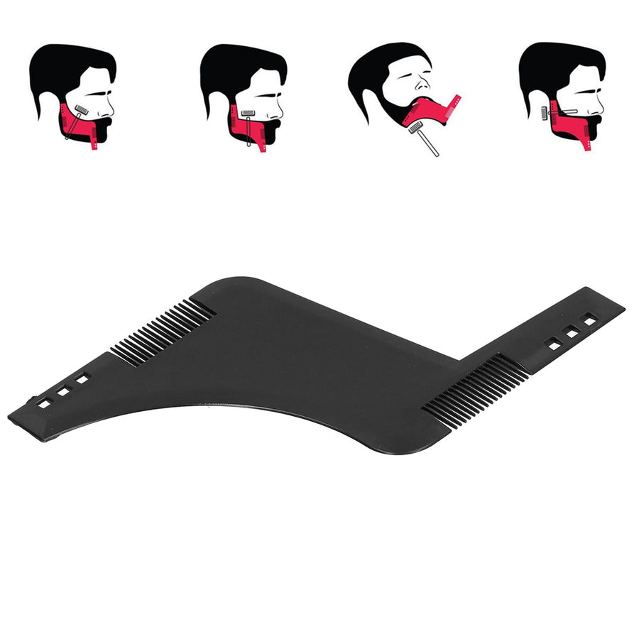 Men's Beard Comb Sideburn Styling Comb Beard Trimming Comb Beard Styling Comb Makeup Comb Black
