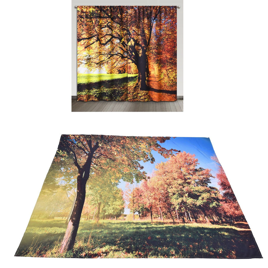 Tapestry Forest Pattern Wall Hanging Tapestry for Living Room Bedroom Home Decoration 150x150cm