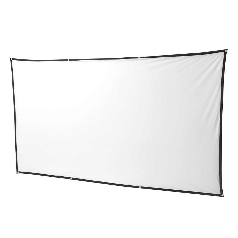 High Definition Projector Screen Foldable Portable Projection Mini Screen for Home Office120 Inch 265x150cm