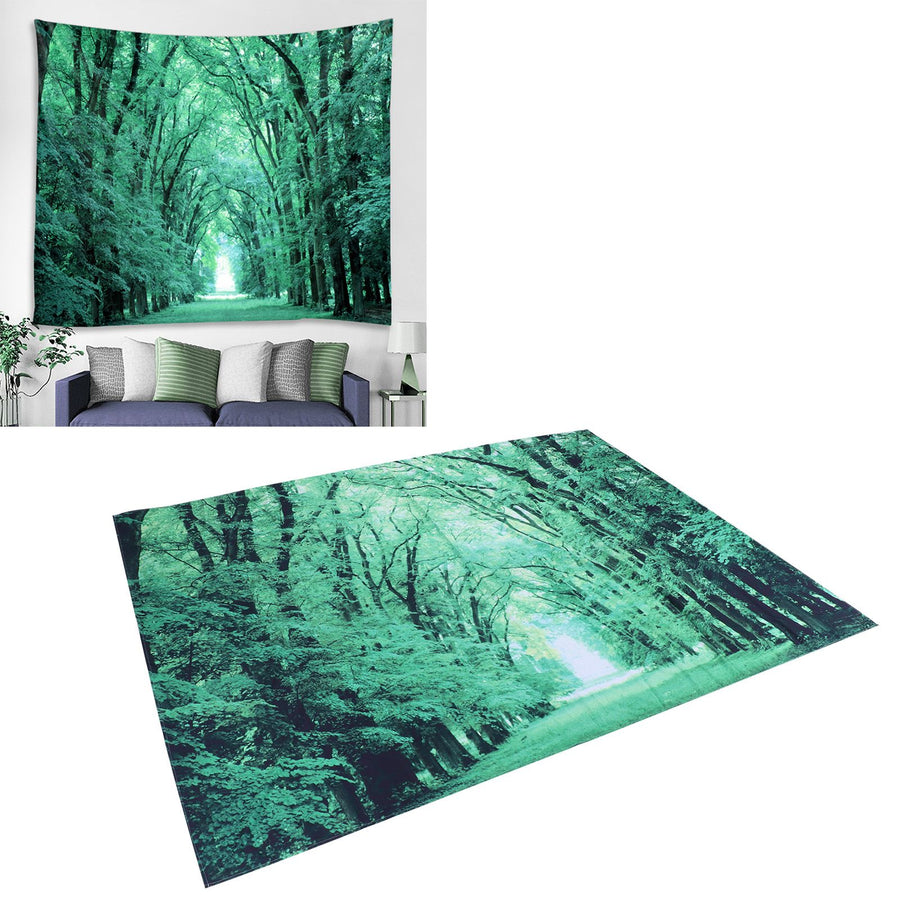 Forest Printing Tapestry Rectangular Wall Hanging Living Room Background Home Decoration Hanging Cloth