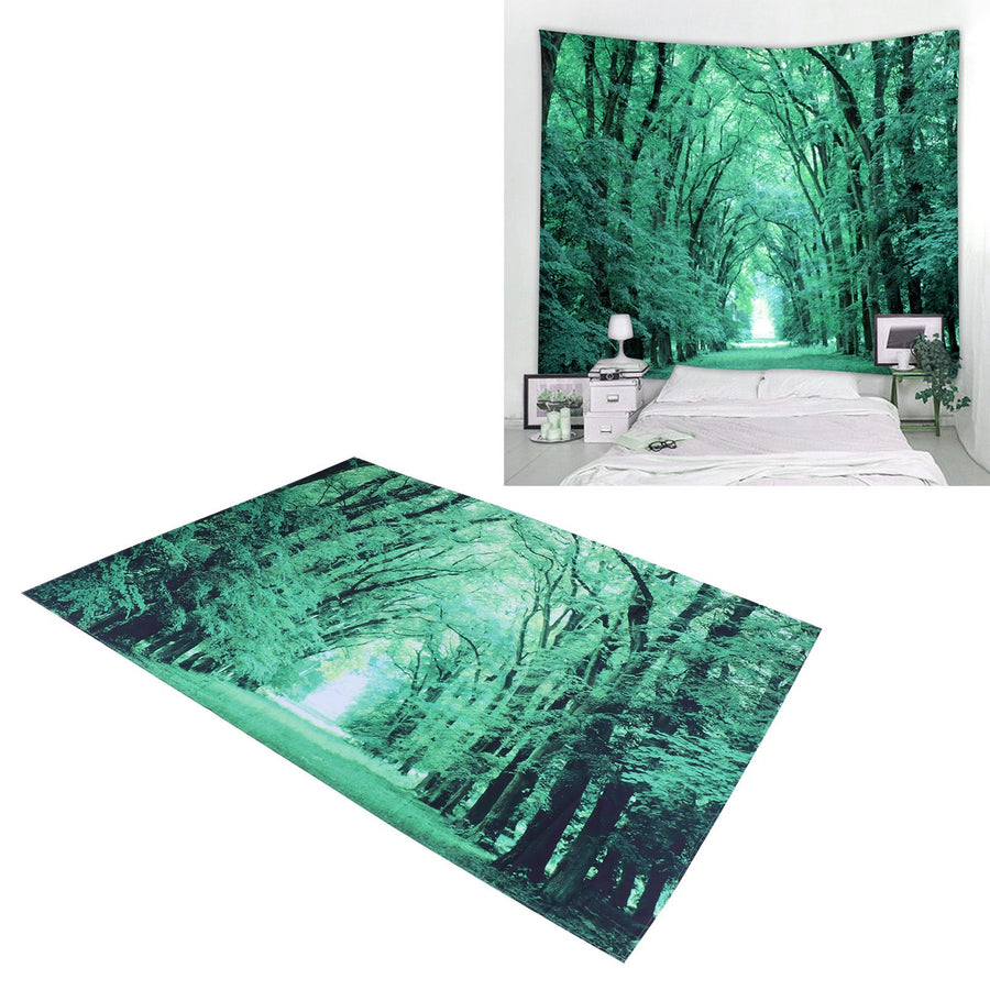 Forest Printing Tapestry Rectangular Wall Hanging Living Room Background Home Decoration Hanging Cloth