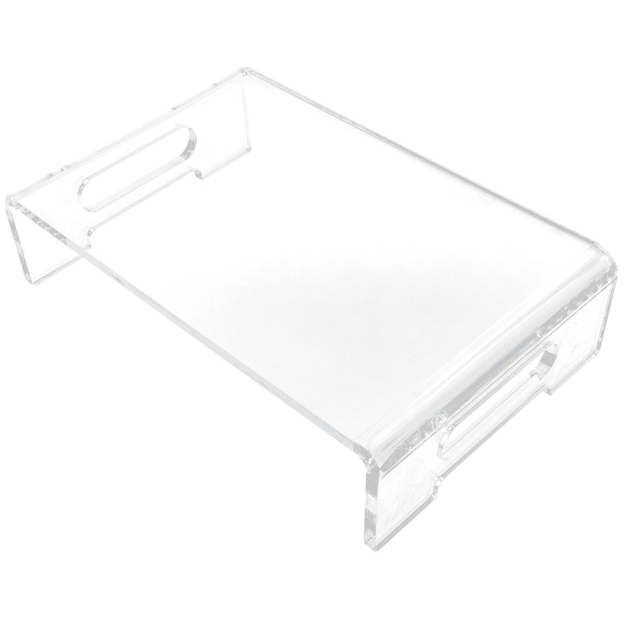 Monitor Stand Acrylic Transparent Durable Multifunctional EyeProtection Desk Stand for School Office Home