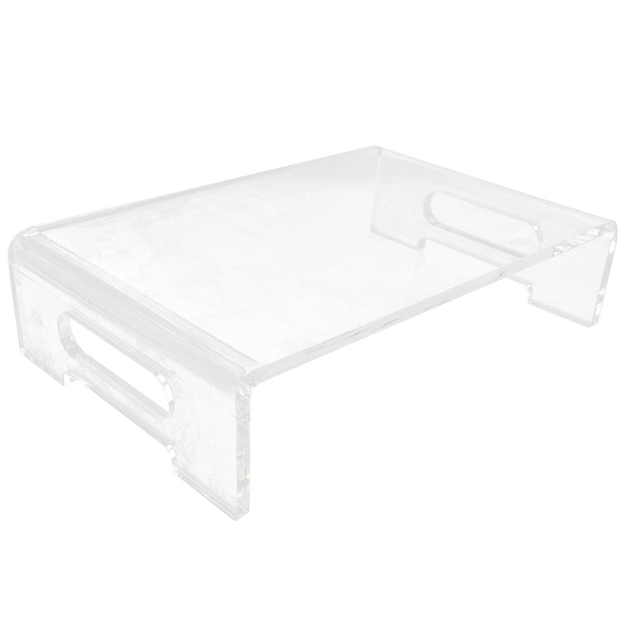 Monitor Stand Acrylic Transparent Durable Multifunctional EyeProtection Desk Stand for School Office Home