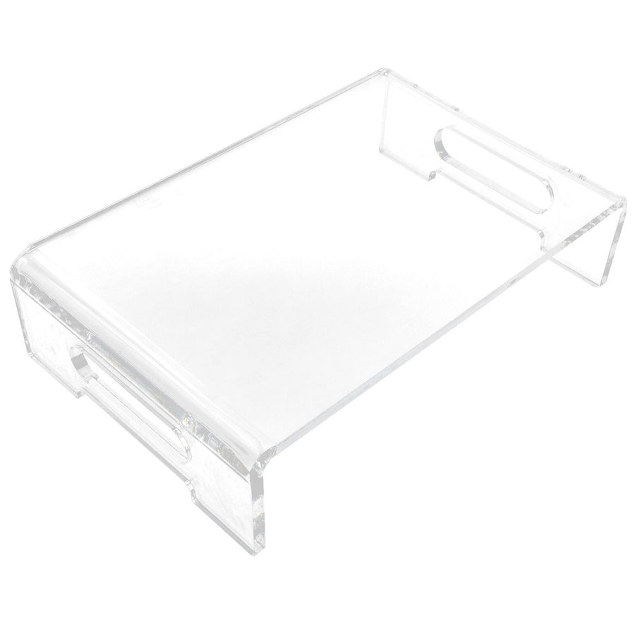 Monitor Stand Acrylic Transparent Durable Multifunctional EyeProtection Desk Stand for School Office Home