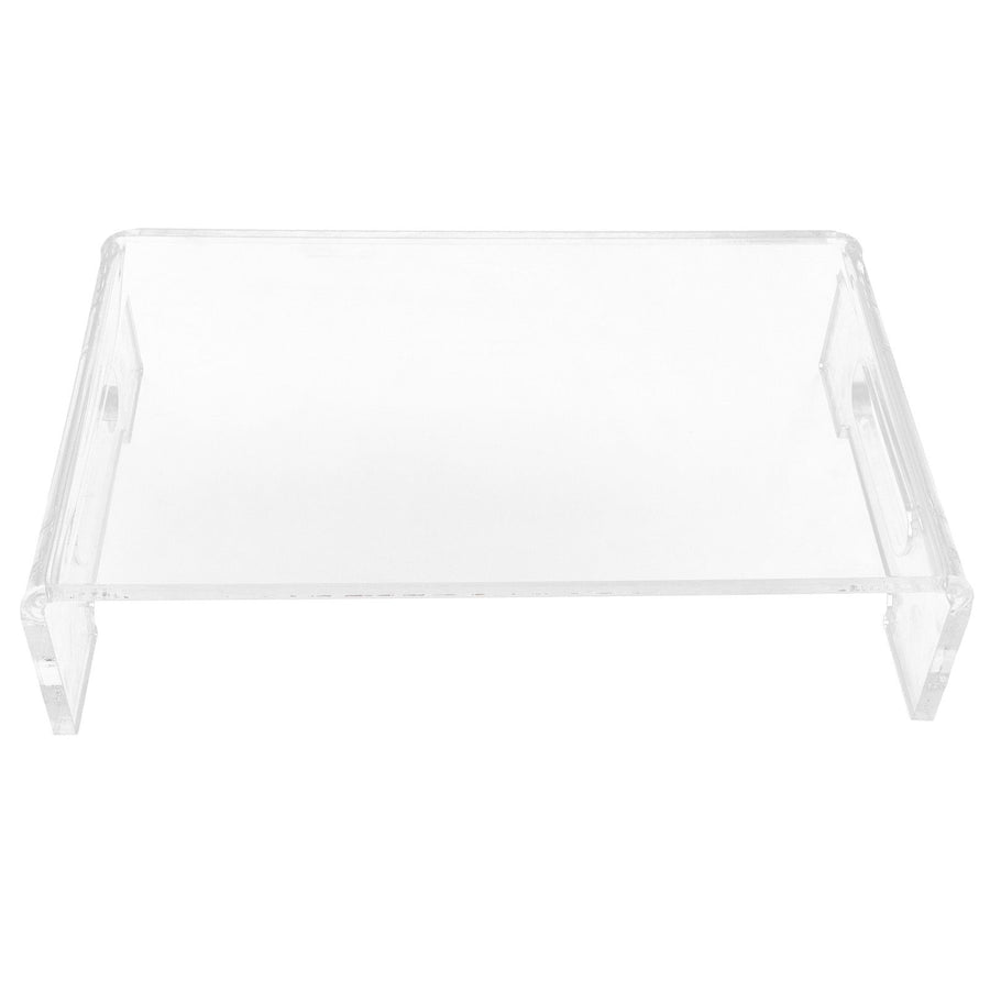 Monitor Stand Acrylic Transparent Durable Multifunctional EyeProtection Desk Stand for School Office Home